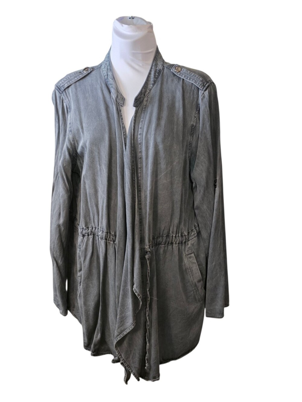 KNOX ROSE Drape Front Jacket